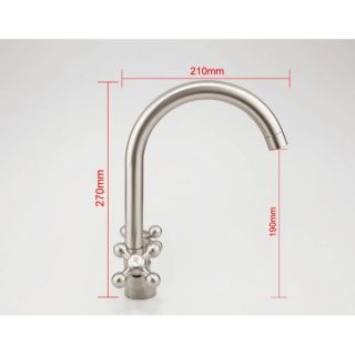 Смеситель для кухни Frap F4019-5 сатин